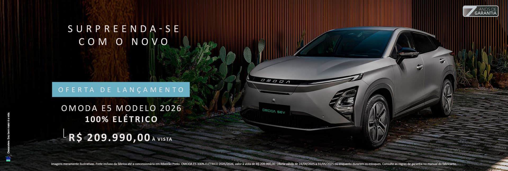 Conheça o Omoda E5 - Oferta de lançamento e garantia de 7 anos.