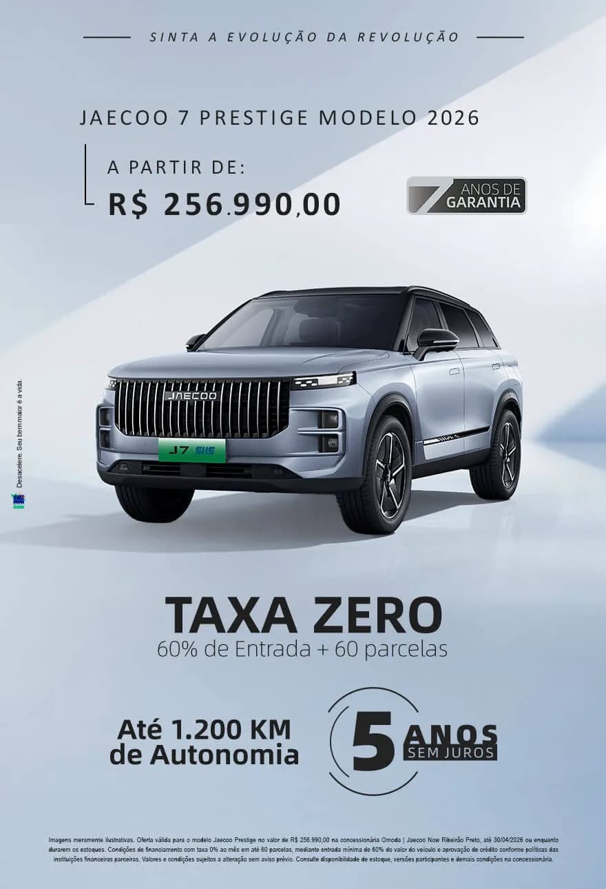 Jaecoo 7 Prestigie 